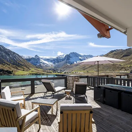 Au Centre De Avec Terrasse Et Wifi - Fr-1-641-82 Tignes
